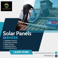 My team is equipped to handle all aspects of solar panel services. This includes installation, detailed maintenance checks, repairs, and professional cleaning to ensure your system's longevity and performance.