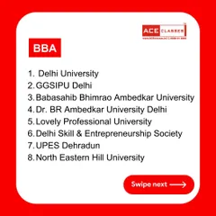 For students interested in business administration, here is a list of top universities offering BBA programs, such as Delhi University and GGSIPU Delhi.