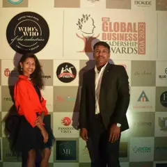 Posing at the red carpet of the Global Business Leadership Awards 2023, where we were recognized for our excellence.