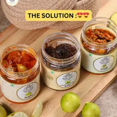 Here’s a glimpse of our variety. From the healthy Amla Murabba to the sweet and sour Khatta Meetha Nimbu and the classic Aam Achaar, each jar is open and ready to be enjoyed.