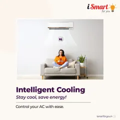 Stay cool and save energy with intelligent cooling. My systems allow you to control your AC with ease, even turning it on before you get home so you always walk into a comfortable room.