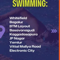 We have swimming pools in Whitefield, Bagalur, BTM Layout, Basavanagudi, and many more locations. Find your nearest pool and dive in.
