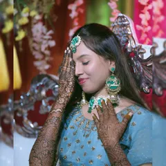 So much happiness and gratitude on my mehendi day.