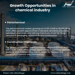 Petrochemicals and construction chemicals are foundational to economic growth. We identify specific opportunities in products like ethylene, propylene, concrete additives, and sealants.