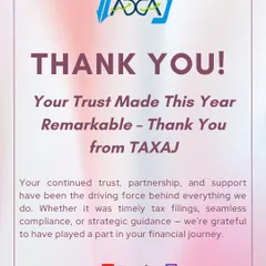 A thank you note to our clients at the end of the financial year. Their trust and partnership are the driving force behind our success, and we are grateful to be a part of their financial journey.
