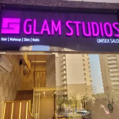 The storefront of our new unisex salon in Sector 70A. Our bright and inviting entrance is ready to welcome you for all your hair, makeup, skin, and nail services.