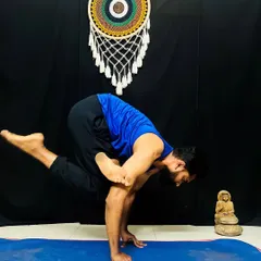 An arm balance requires focus, strength, and determination. If you have a goal, it is time to ignite that fire and begin your journey today.