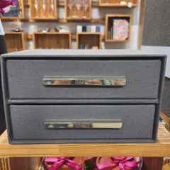 A two-drawer organiser from the Colton Grey House Collection. Its minimal design and inspiring message make it a beautiful addition to any desk.