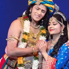 The bond between Krishna and Draupadi is central to the Mahabharata, a relationship of deep friendship and divine protection. In our duets, my husband Rajendra and I strive to convey this profound emotional connection through expressive abhinaya.