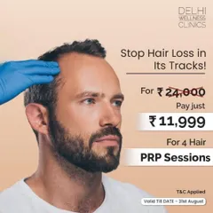 Stop hair loss in its tracks with our limited-time offer on PRP. This package includes 4 sessions of Hair PRP designed to strengthen your hair follicles and promote regrowth.