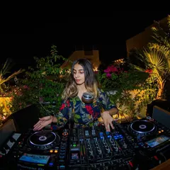 Playing a house music set on World Music Day at CHO, New Delhi. The beautiful outdoor setting with lush greenery was the perfect place for some deep and soulful afro house tunes.