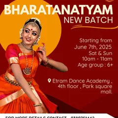 Step into the world of Bharatanatyam with our new batch for ages 6 and up. Whether you are a beginner or looking to level up your skills, we have you covered.