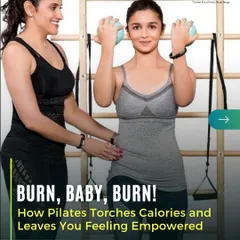 Pilates is about more than just exercise; it's about empowerment. Here I am with Alia Bhatt, working on a routine that torches calories, builds core strength, and leaves you feeling confident and strong.