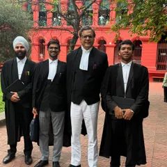 With my bright briefing counsels after successfully arguing a complex PMLA matter at the Karnataka High Court in Bangalore. A favorable order is always the goal, and it is the result of meticulous preparation and strong teamwork.