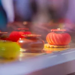 Our culinary artistry extends to the final course. This selection of vibrant, handcrafted desserts showcases our commitment to flavor and presentation, with each piece designed to be a feast for the eyes and the palate.