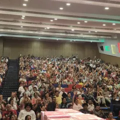 The view of the packed house at Aspee Auditorium for the JJC Borivali show. It's an incredible feeling to perform for such an enthusiastic audience.