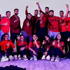 My amazing team, ready for a six month work ride in Riyadh, Saudi Arabia. I am so grateful for this group of artists who believe in hard work and are ready to represent our culture on an international stage.