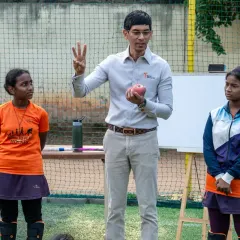 An athlete is built on and off the field. Here, our players attend an interactive sports nutrition workshop to understand how healthy eating habits directly fuel their performance and recovery.
