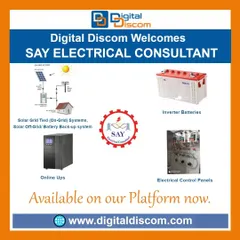 Find essential power backup equipment like inverter batteries and online UPS systems from our partner, SAY Electrical Consultant.