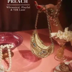 Whimsical, playful, and Y2K luxe. This stunning bag from Papa Don't Preach is for the bride who wants to have fun with her accessories. It's a piece of art.