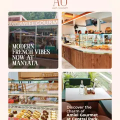 Bonjour, Manyata. I'm thrilled to bring modern French vibes to Central Park. From flaky croissants to artisanal desserts, your new favorite escape is just a coffee away.