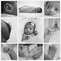 I am obsessed with the details. This newborn collage is dedicated to the tiny things you'll want to remember forever: the curve of an ear, the delicate fingers, and those perfect little feet. These are the details that tell the story of their first days.