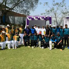 It's always a great experience hosting talented teams. Here are our boys with a visiting team from Australia during the Friendship Cup, a competitive series we hosted at our ground.