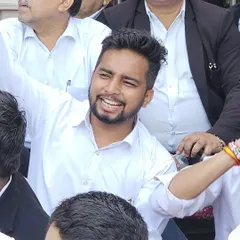 A picture from the lawyers' protest in Delhi. We strongly oppose any notification that goes against the natural rule of justice.