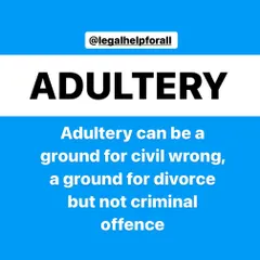 While adultery is no longer a criminal offense, it remains a strong civil wrong and a valid ground for divorce. I can help you file for divorce on the grounds of adultery with the necessary proof.