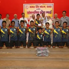 The next generation of champions. Our U16 boys team after winning the Amar Hind Mandal School Competition.