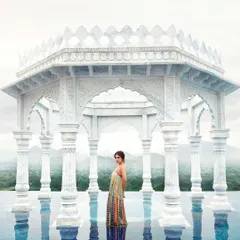 A breathtaking shot from our collaboration with Condé Nast Traveller. We styled this shot of Bhumi Pednekar at The Oberoi Udaivilas, using minimal decor to let the magnificent architecture and the mood of the look shine.
