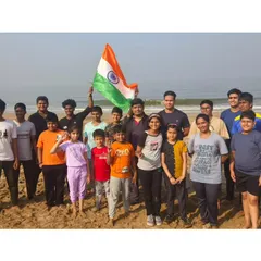 A proud moment for our students of all ages. This group photo from our Republic Day beach training shows the diverse community we have built, united by a passion for martial arts and fitness.