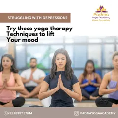 If you are struggling with depression, know that you are not alone. I offer yoga therapy techniques designed to gently lift your mood and support your mental health journey.