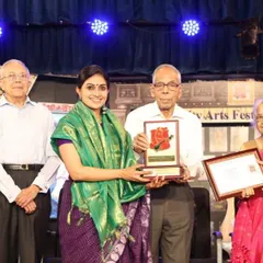 I was humbled to receive the ‘Natya Ratna’ award at the Trinity Arts Festival. This is another impetus for me to continue striving to serve the art in the most honest way possible.