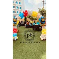 Another perspective of the vibrant balloon arch we created for this fun Paw Patrol themed birthday. We ensure every angle is picture perfect for your event.