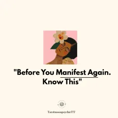The title card for a series on manifestation. Before you try to manifest again, it's important to understand the energy behind your desires.