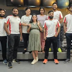 This is my support system. My incredible team and I, ready to guide you on your fitness journey.