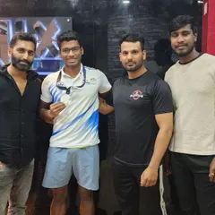 The Finix team congratulating Nithik on his silver medal at the Asian Age Group Championships for the 200m Backstroke. We are proud to be part of his success story.