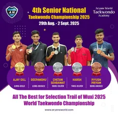 The strength of our family is clear at the Senior National Taekwondo Championship. We brought home Gold, Silver, and Bronze medals, proving the depth of talent at our academy.