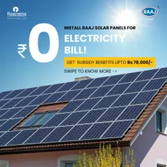 Get subsidy benefits of up to ₹78,000 and achieve a zero electricity bill by installing our solar panels. We help you take full advantage of the PM Surya Ghar Yojana.