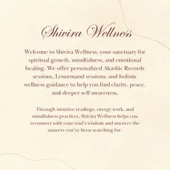 Through intuitive readings, energy work, and mindfulness practices, my goal is to help you reconnect with your soul's wisdom. I believe healing is a journey, and I am here to walk with you and help you find the answers you are searching for.