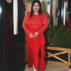 Dressed for success in a beautiful red outfit. My wardrobe is always ready for any event, anywhere.