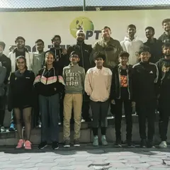 A group photo of my athletes during a visit to the Pro Tennis League (PTL). I believe in exposing my players to professional events to inspire them and show them the level they are working towards.