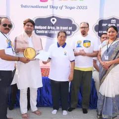 Receiving an award at the Yogotsav event was a proud moment for Spiritual Yoga Ashram. We are grateful for opportunities to collaborate with institutions like Amity University to promote a healthy lifestyle.