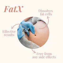 Our FatX injections offer a non-surgical solution for dissolving fat cells in areas like the belly. The treatment is safe, effective, and helps you achieve a more contoured shape without any downtime.