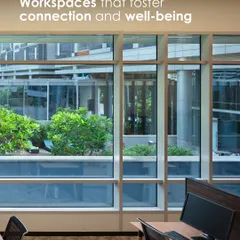 A key element of our workspace design is fostering a connection to nature. At the APT office, workstations are placed along large windows overlooking lush greenery, which is proven to enhance well-being and reduce stress.