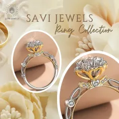 A ring should be a story you wear every day. This piece, with its magnificent floral diamond cluster and intricate band, blends classic artistry with modern luxury, all IGI certified for your peace of mind.