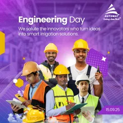 On Engineers' Day, we salute our innovators. Every valve, filter, and automation kit we create is the result of brilliant engineering dedicated to solving real-world challenges for farmers.