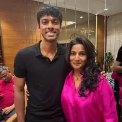 One of our ShuttleCraze directors alongside badminton star Chirag Shetty. These connections to the elite level of sport inspire our entire academy.