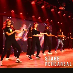 Another shot from stage rehearsal. This is where we fine-tune every detail to ensure the final performance is flawless.